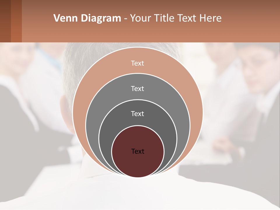 Greyhaired Sharing Speaker PowerPoint Template