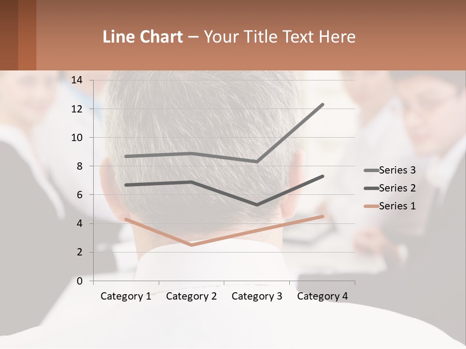 Greyhaired Sharing Speaker PowerPoint Template