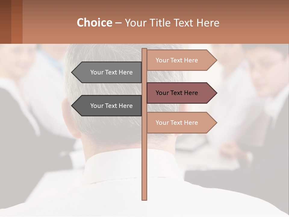 Greyhaired Sharing Speaker PowerPoint Template