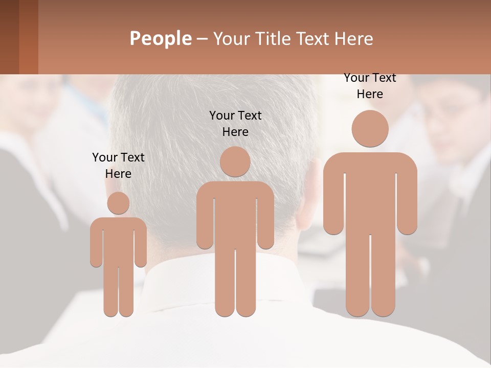 Greyhaired Sharing Speaker PowerPoint Template