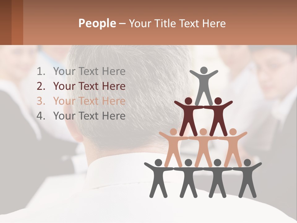 Greyhaired Sharing Speaker PowerPoint Template