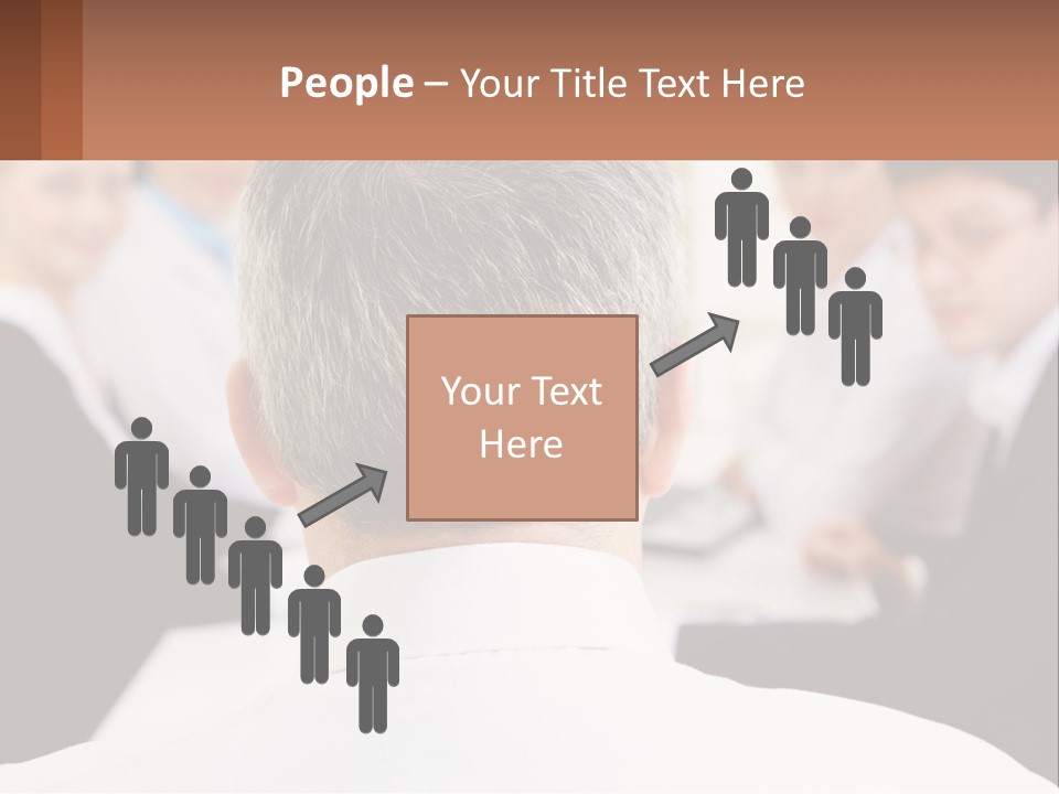 Greyhaired Sharing Speaker PowerPoint Template