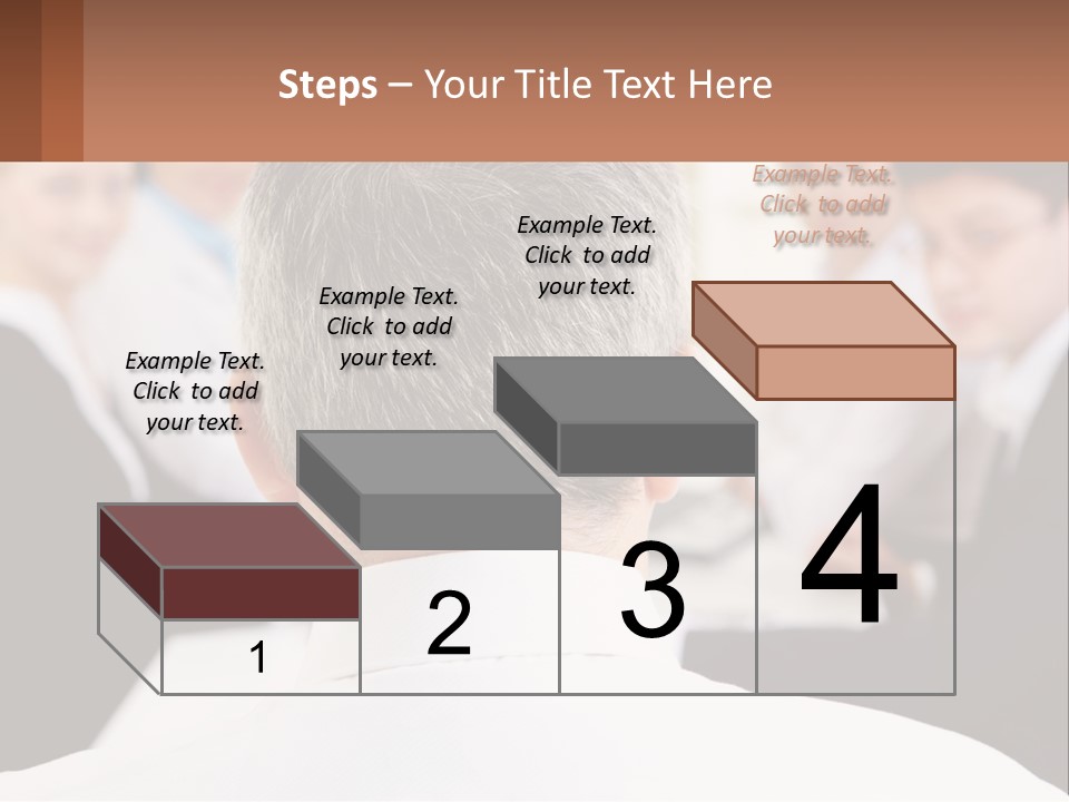Greyhaired Sharing Speaker PowerPoint Template