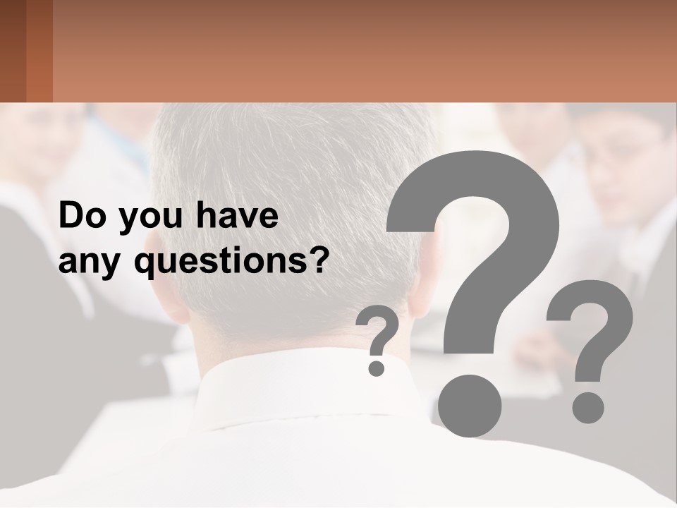 Greyhaired Sharing Speaker PowerPoint Template