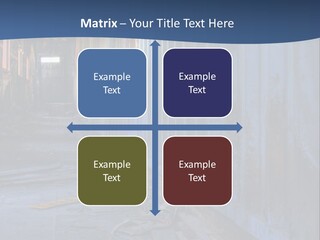 Dangerous Destroyed Roof PowerPoint Template