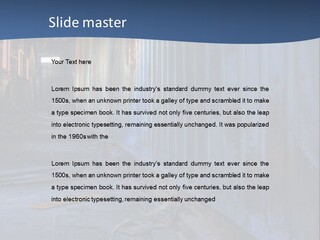 Dangerous Destroyed Roof PowerPoint Template