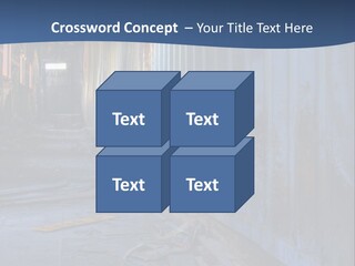 Dangerous Destroyed Roof PowerPoint Template