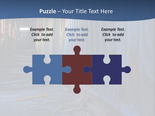 Dangerous Destroyed Roof PowerPoint Template