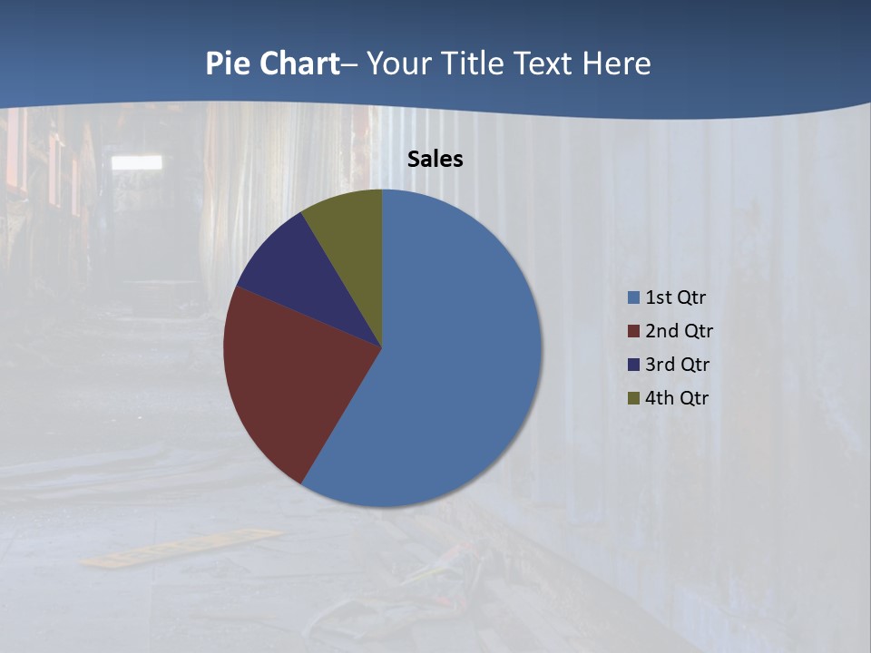 Dangerous Destroyed Roof PowerPoint Template