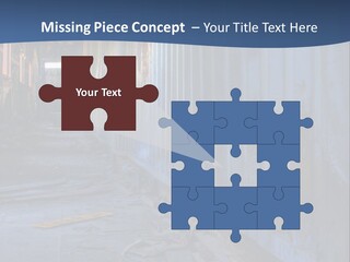 Dangerous Destroyed Roof PowerPoint Template