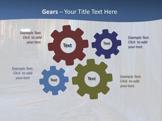 Dangerous Destroyed Roof PowerPoint Template