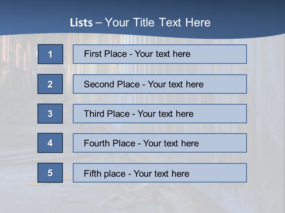 Dangerous Destroyed Roof PowerPoint Template