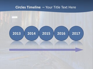 Dangerous Destroyed Roof PowerPoint Template