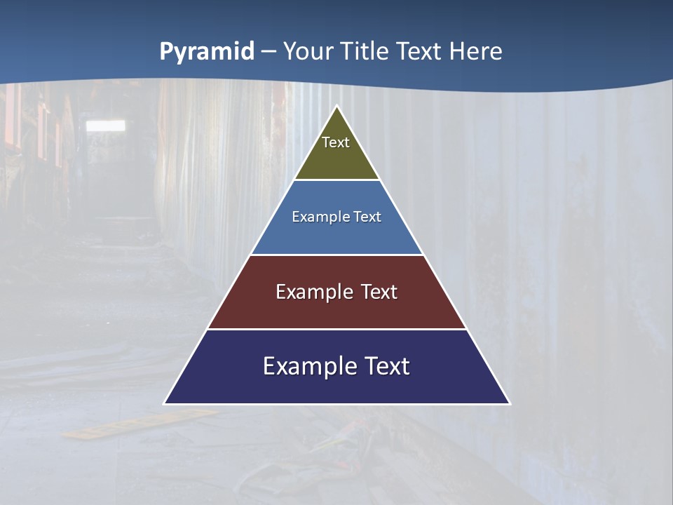 Dangerous Destroyed Roof PowerPoint Template