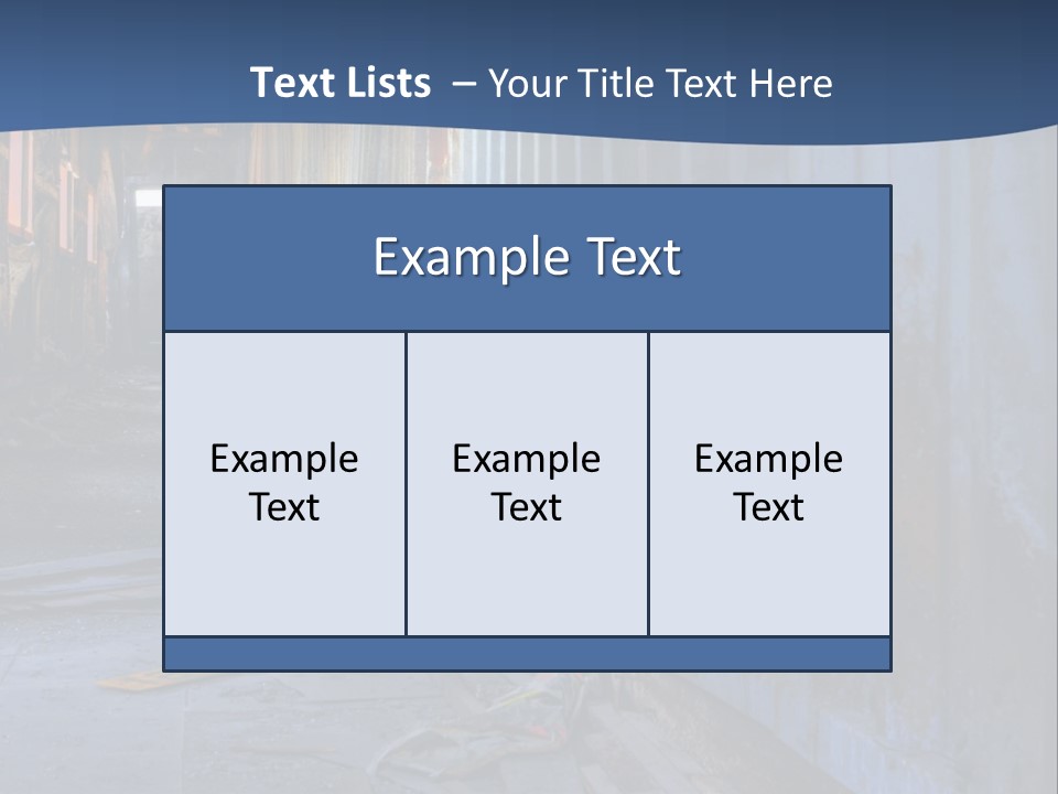 Dangerous Destroyed Roof PowerPoint Template