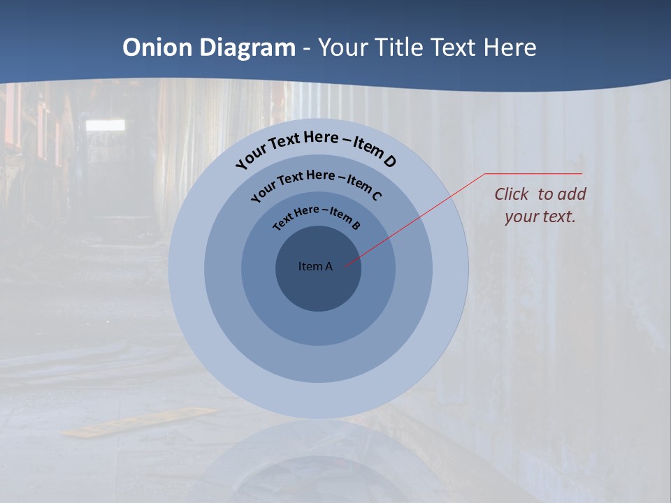 Dangerous Destroyed Roof PowerPoint Template