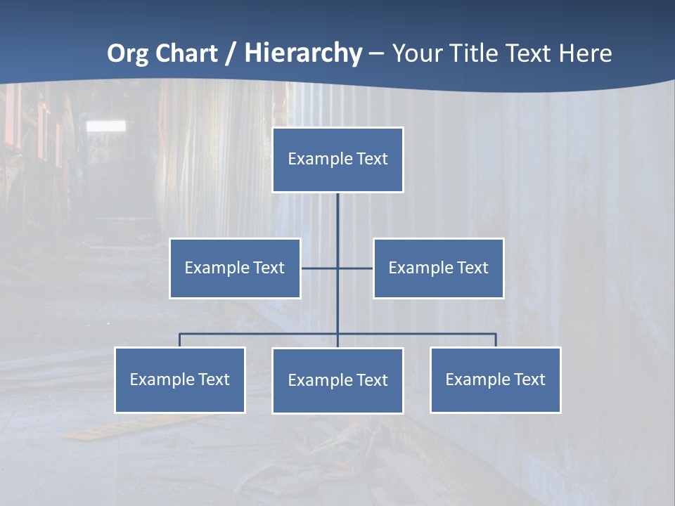 Dangerous Destroyed Roof PowerPoint Template