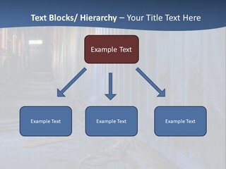 Dangerous Destroyed Roof PowerPoint Template