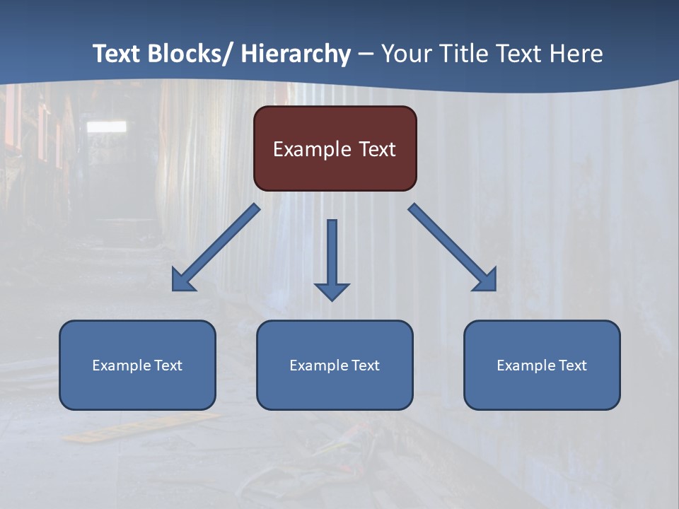 Dangerous Destroyed Roof PowerPoint Template