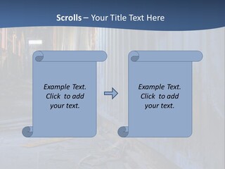 Dangerous Destroyed Roof PowerPoint Template