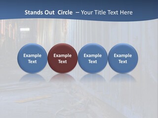 Dangerous Destroyed Roof PowerPoint Template