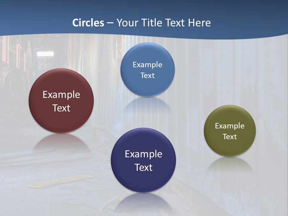 Dangerous Destroyed Roof PowerPoint Template
