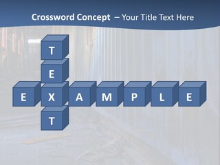 Dangerous Destroyed Roof PowerPoint Template