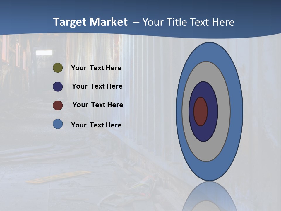 Dangerous Destroyed Roof PowerPoint Template