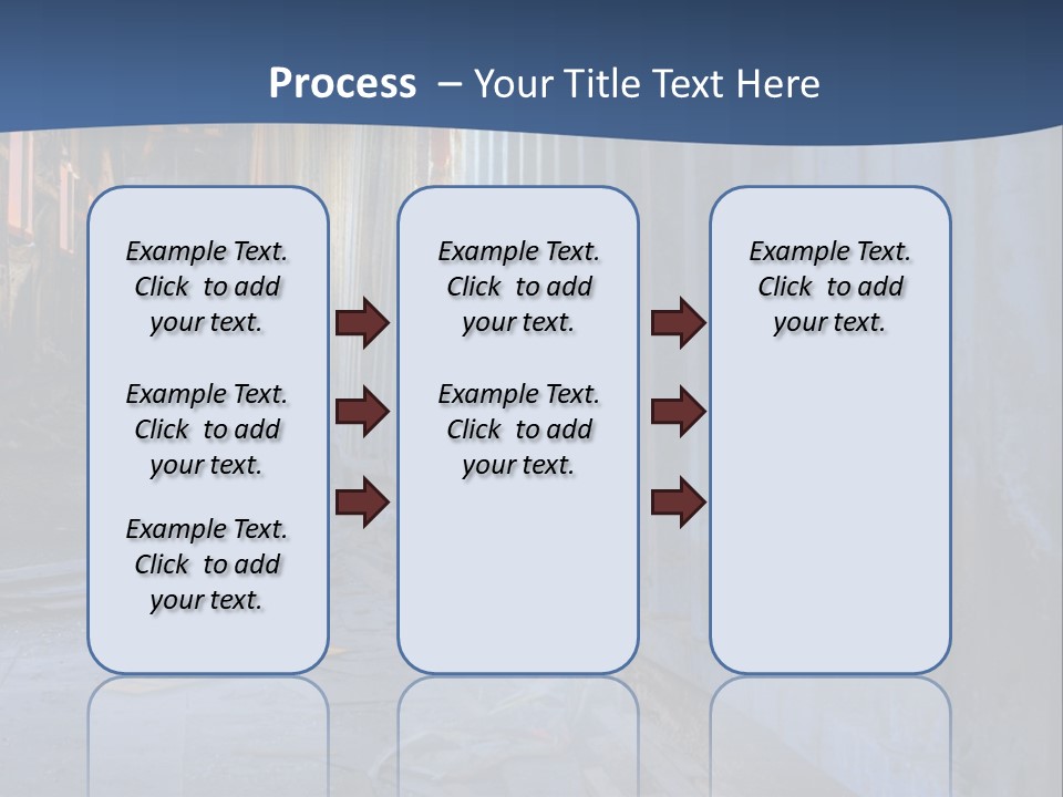Dangerous Destroyed Roof PowerPoint Template
