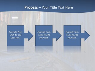 Dangerous Destroyed Roof PowerPoint Template