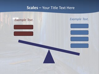 Dangerous Destroyed Roof PowerPoint Template