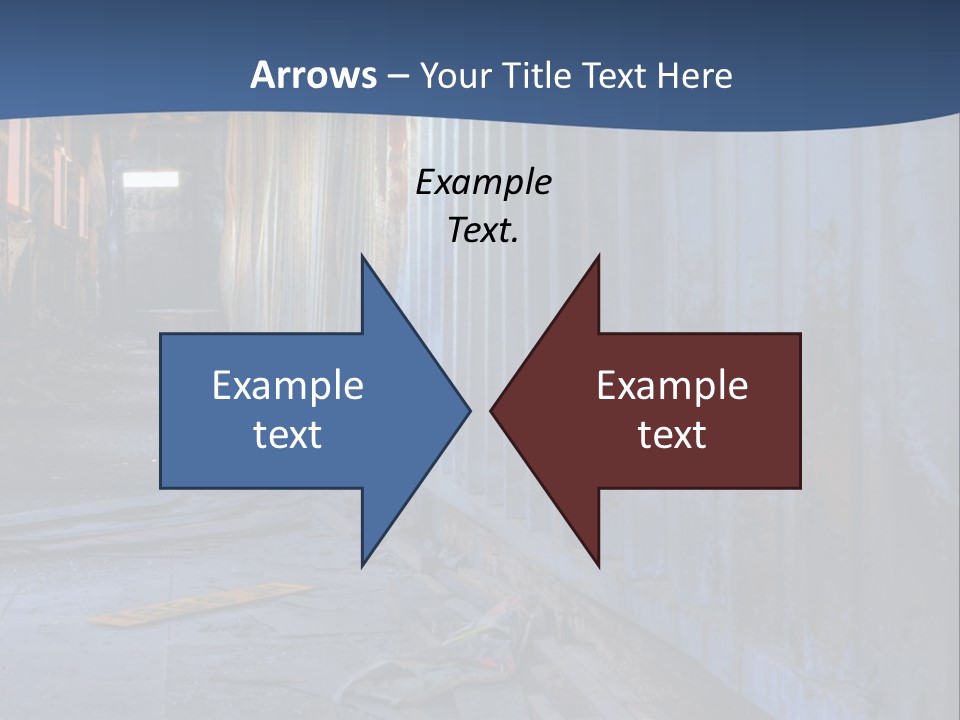 Dangerous Destroyed Roof PowerPoint Template