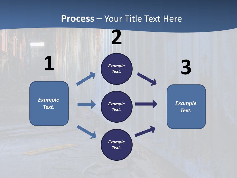 Dangerous Destroyed Roof PowerPoint Template