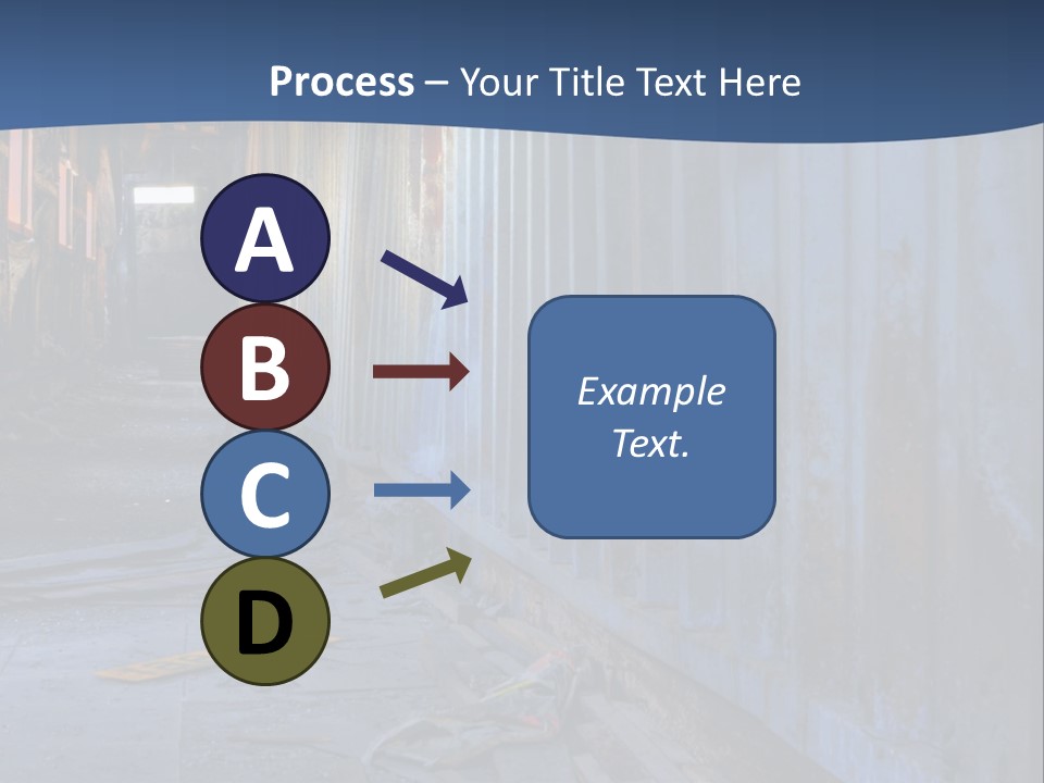 Dangerous Destroyed Roof PowerPoint Template