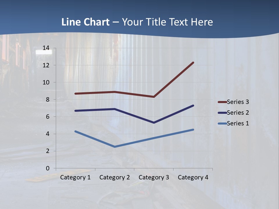 Dangerous Destroyed Roof PowerPoint Template