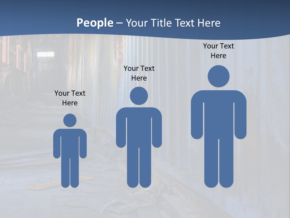 Dangerous Destroyed Roof PowerPoint Template