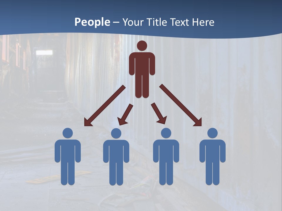 Dangerous Destroyed Roof PowerPoint Template