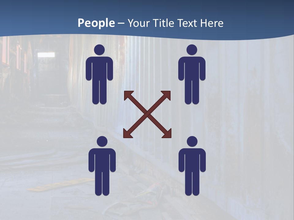 Dangerous Destroyed Roof PowerPoint Template