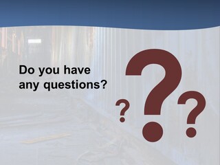 Dangerous Destroyed Roof PowerPoint Template