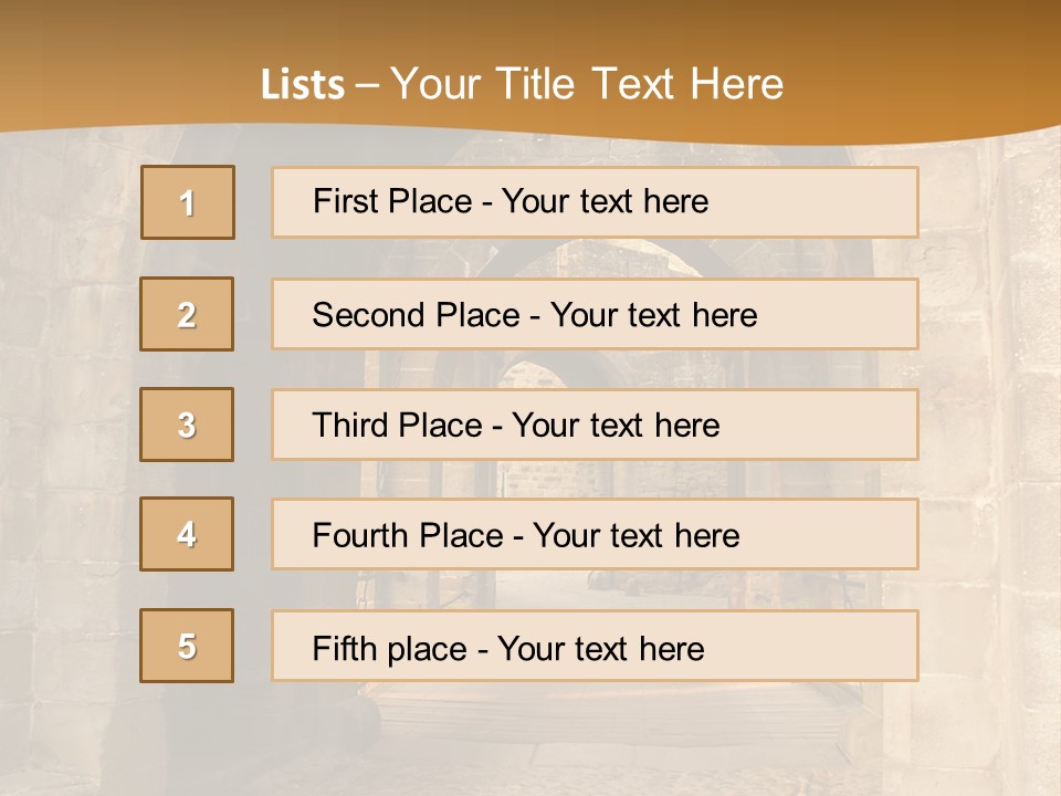 Hallway Hard Observes PowerPoint Template