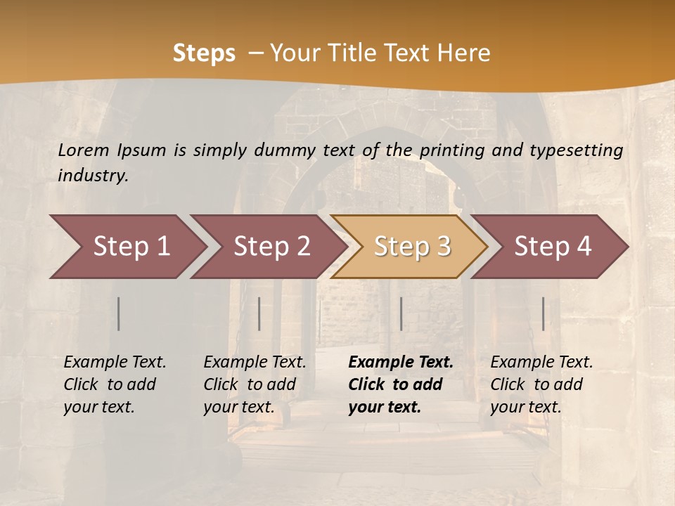 Hallway Hard Observes PowerPoint Template