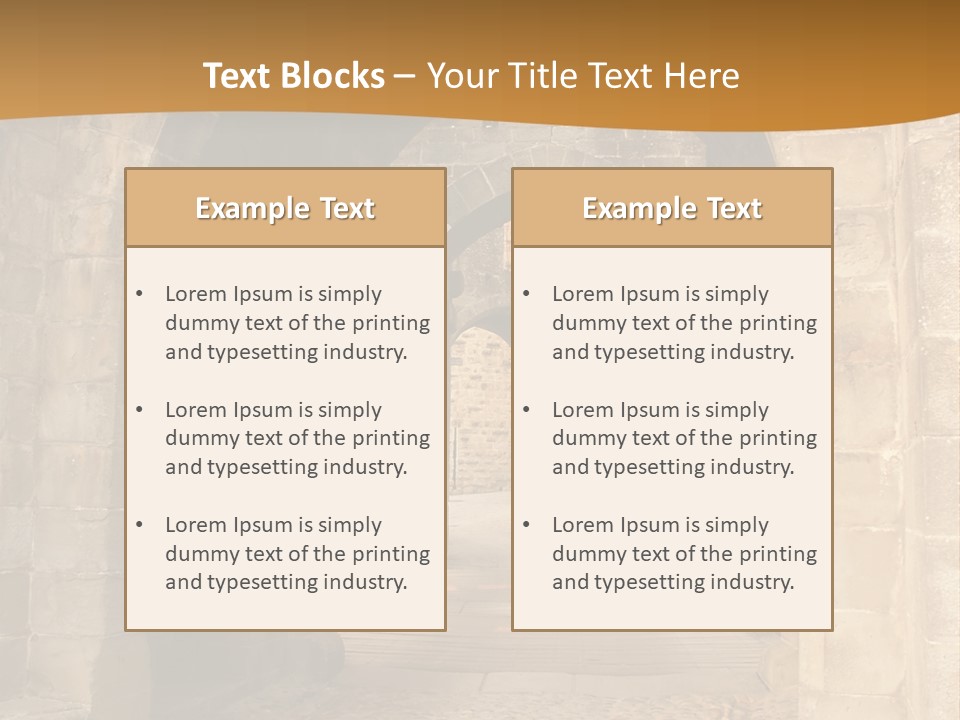 Hallway Hard Observes PowerPoint Template