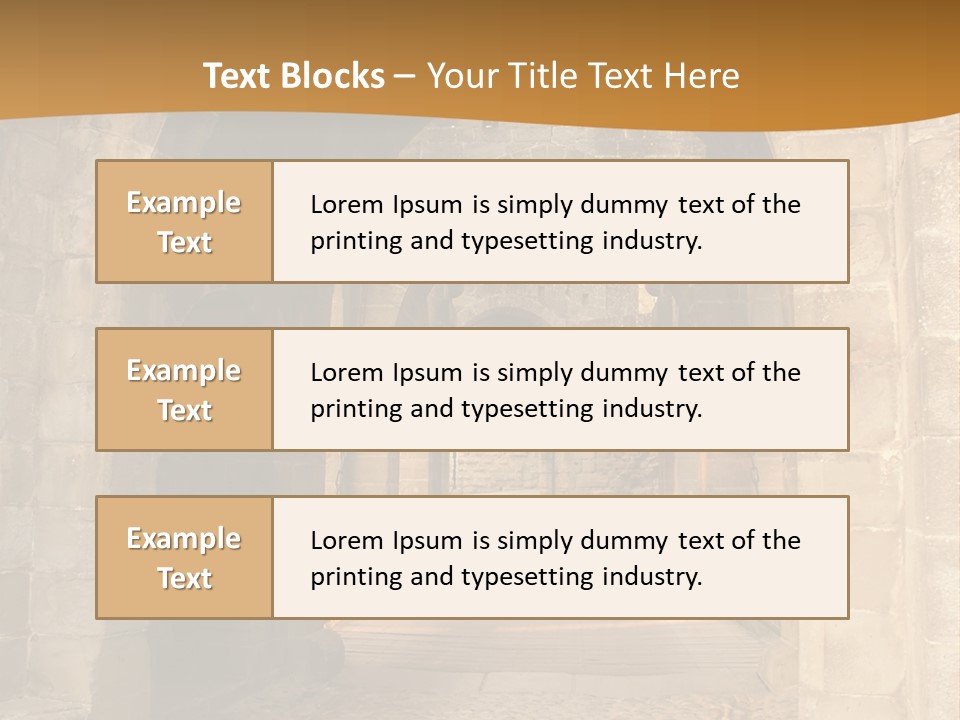 Hallway Hard Observes PowerPoint Template
