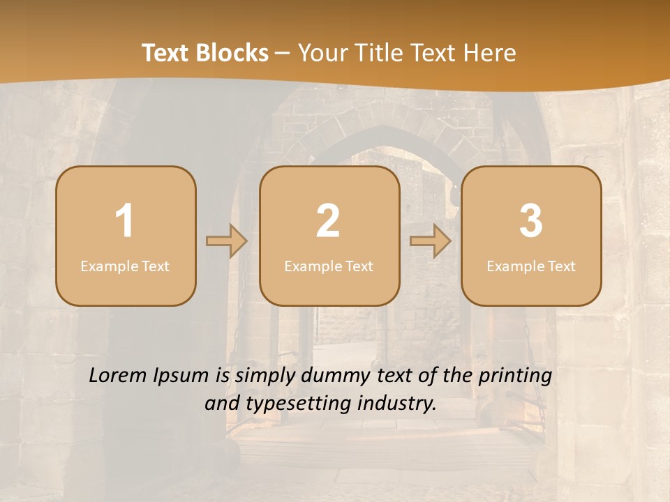 Hallway Hard Observes PowerPoint Template