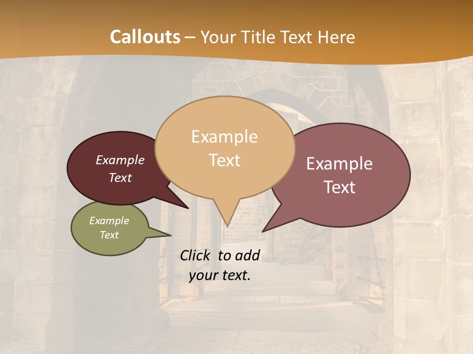 Hallway Hard Observes PowerPoint Template