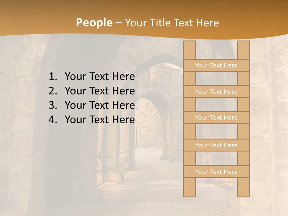 Hallway Hard Observes PowerPoint Template