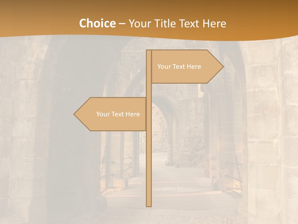 Hallway Hard Observes PowerPoint Template