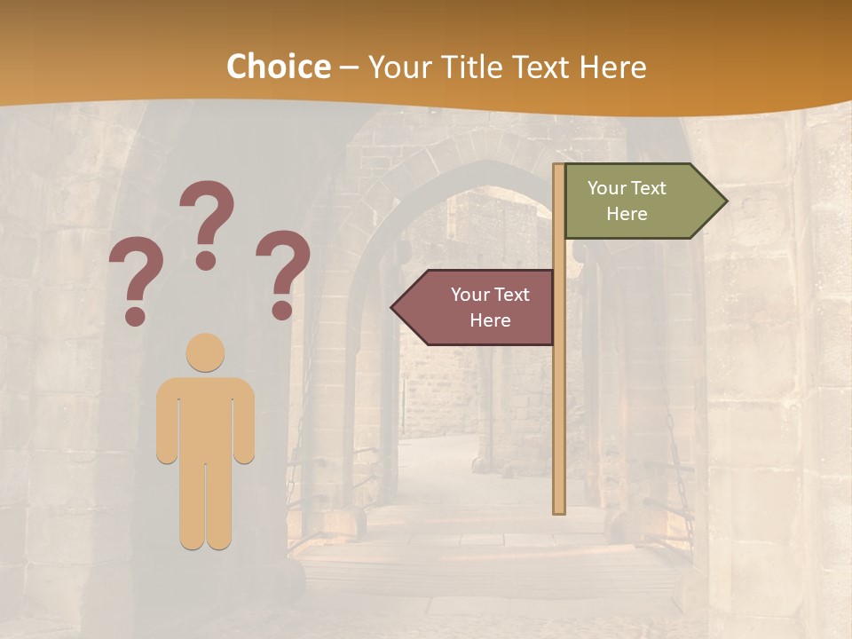 Hallway Hard Observes PowerPoint Template