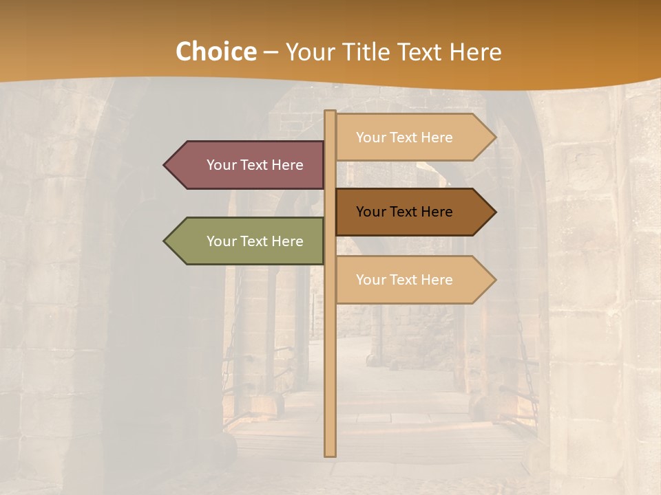 Hallway Hard Observes PowerPoint Template