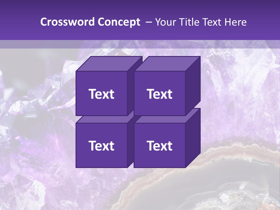 Object Gem Rock PowerPoint Template
